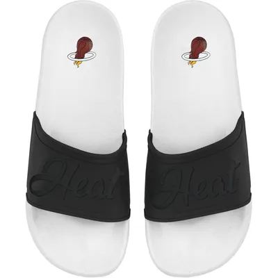 Miami Heat FOCO Women's Script Wordmark Slide Sandals