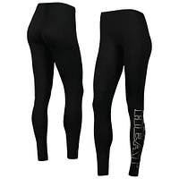 Women's G-III 4Her by Carl Banks Black Miami Heat Stadium Leggings