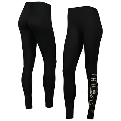 Women's G-III 4Her by Carl Banks Black Miami Heat Stadium Leggings