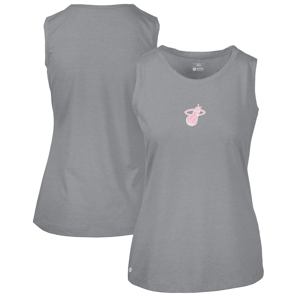 Women's Levelwear Miami Heat Mother's Day Macy Core Logo Tank Top