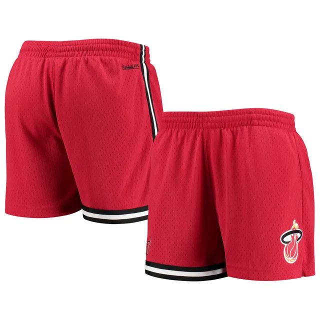 Mitchell & Ness Women's Chicago Bulls Red Jump Shot Shorts, Large