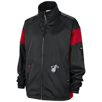 Veste entièrement zippée Nike pour femme Miami Heat 2023/24 City Edition Courtside Swoosh Fly