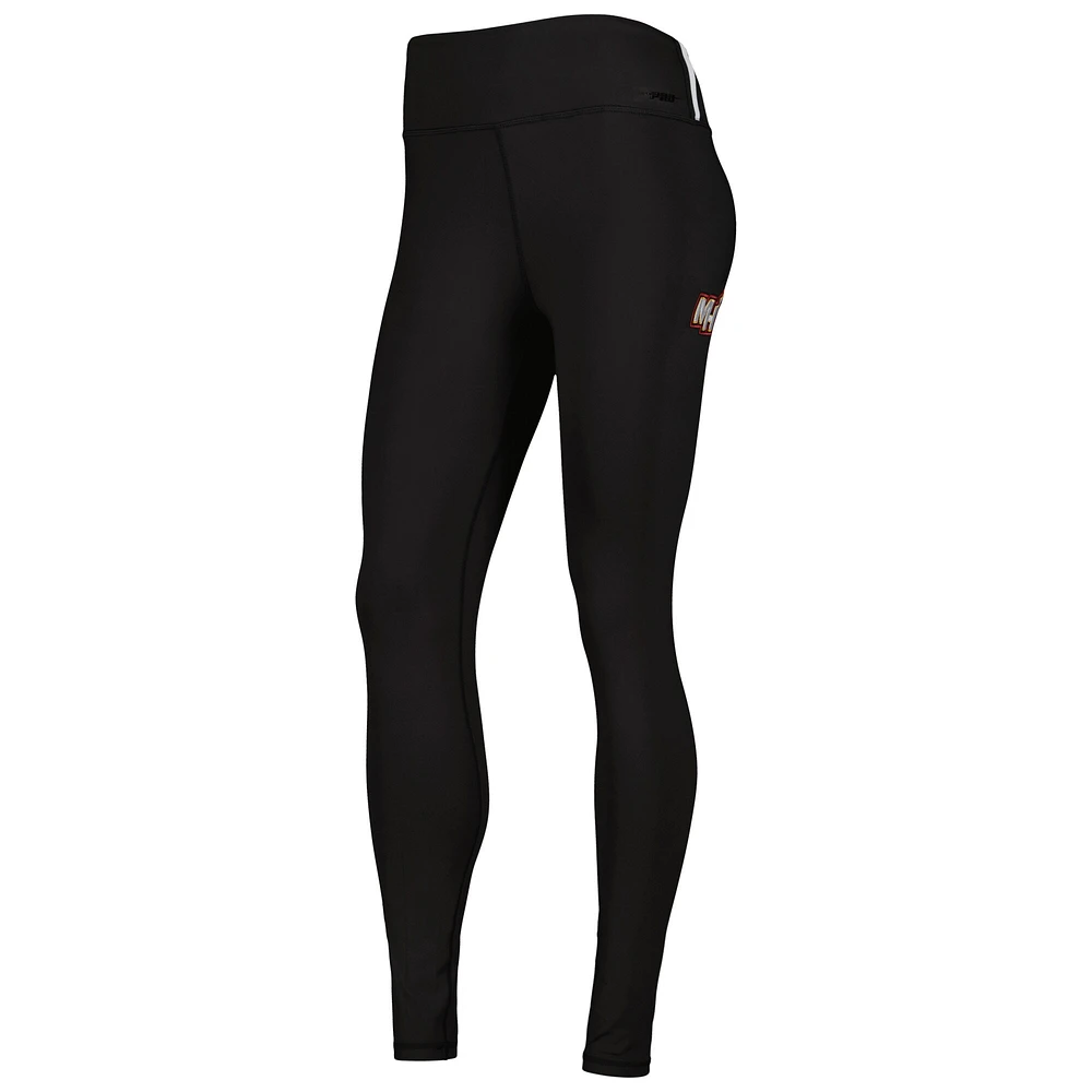 Women's Pro Standard Black Miami Heat Classics Lux Leggings