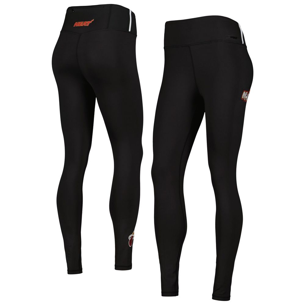 Women's Pro Standard Black Miami Heat Classics Lux Leggings