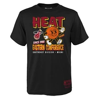 Youth Mitchell & Ness Black Miami Heat Concession Food Character T-Shirt