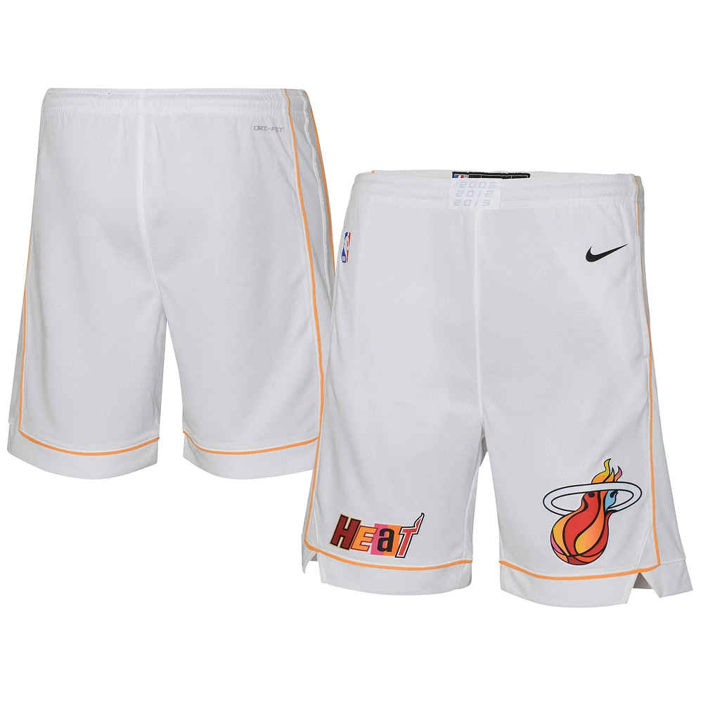 Short Jordan Brand Miami Heat 2022/23 City Edition Swingman pour jeune