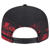 Youth New Era  Black Miami Heat Tip-Off 9FIFTY Snapback Hat