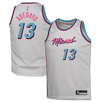 Maillot de joueur Nike Bam Adebayo pour jeune Miami Heat 2024/25 Swingman - Édition City