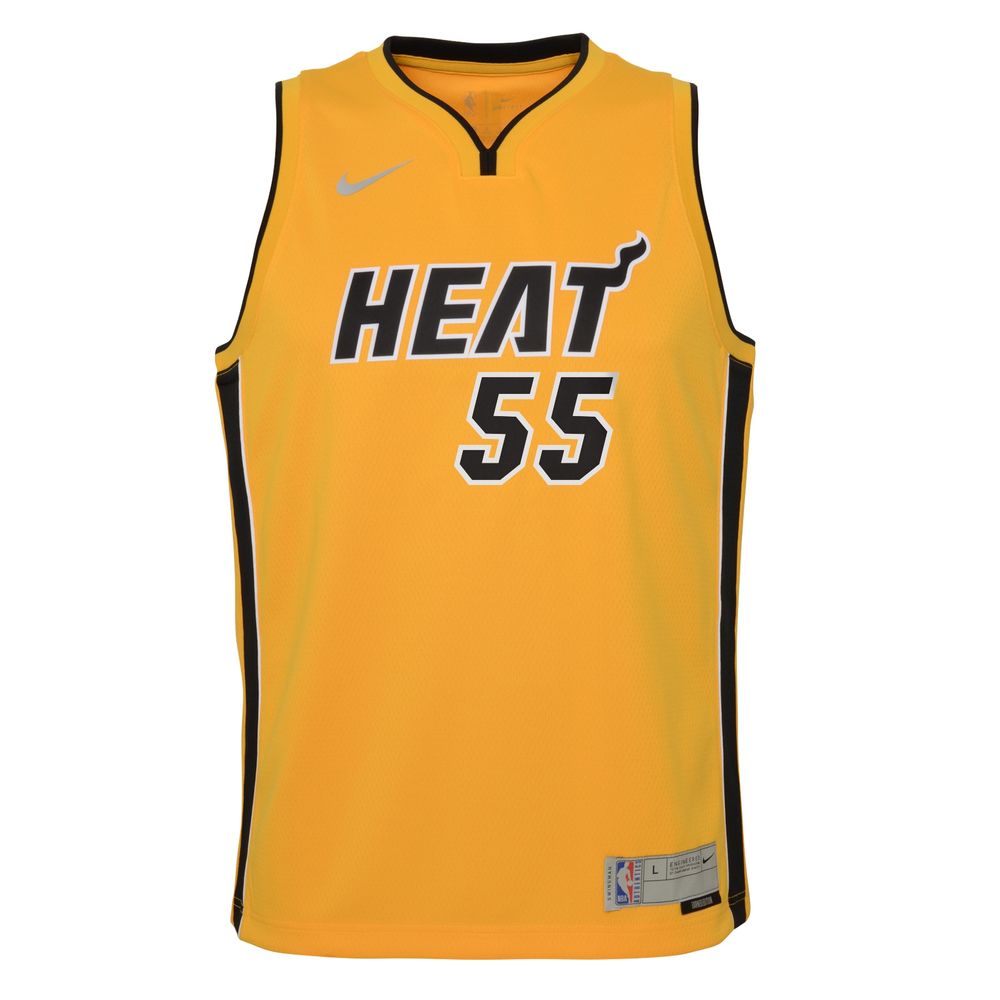 Youth Nike Duncan Robinson Trophy Gold Miami Heat 2020/21 Swingman Player Jersey - Earned Edition