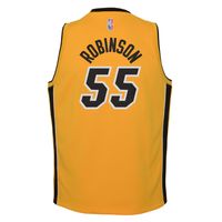 Youth Nike Duncan Robinson Trophy Gold Miami Heat 2020/21 Swingman Player Jersey - Earned Edition