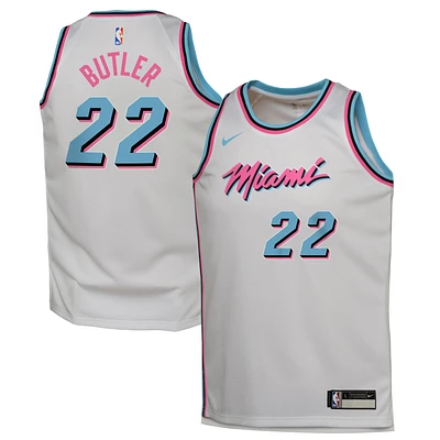 Maillot de joueur Nike Jimmy Butler blanc Miami Heat 2024/25 Swingman pour jeune - Édition City