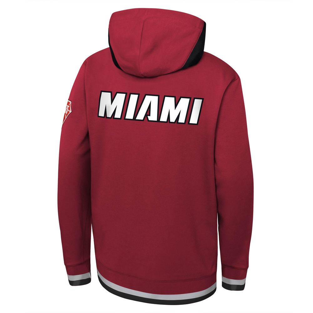 Nike NBA Full-Zip Miami Heat Nike Showtime Full-Zip Hoodie Red