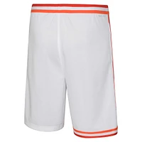 Youth Nike White Miami Heat Hardwood Classics Swingman Shorts