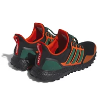 adidas  Black/Orange Miami Hurricanes Ultraboost 1.0 Running Shoe