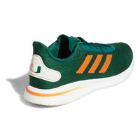 adidas Green/Orange Miami Hurricanes Supernova Shoe