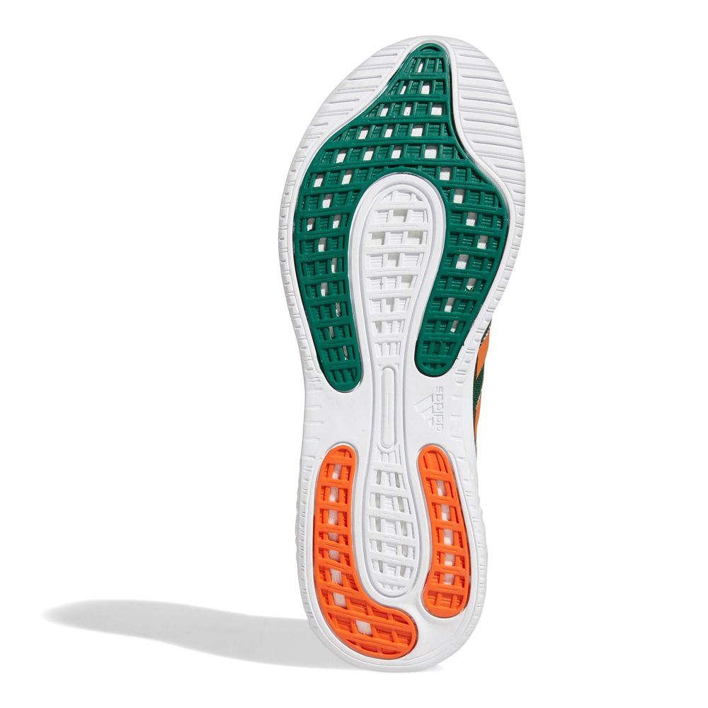 adidas Green/Orange Miami Hurricanes Supernova Shoe