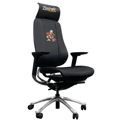 Miami Hurricanes Logo PhantomX Gaming Chair - Black