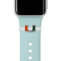 Dayna Designs Barre de montre en émail Miami Hurricanes