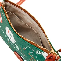 Dooney & Bourke Miami Hurricanes Top Zip Crossbody Purse