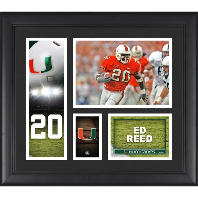 Greg Rousseau Miami Hurricanes 10.5 x 13 Sublimated Player Plaque