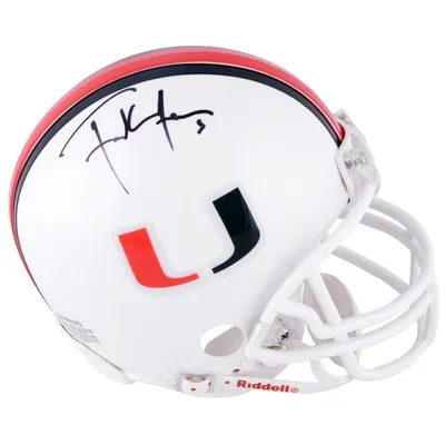 Ray Lewis Miami Hurricanes Autographed Team-Issued White Helmet