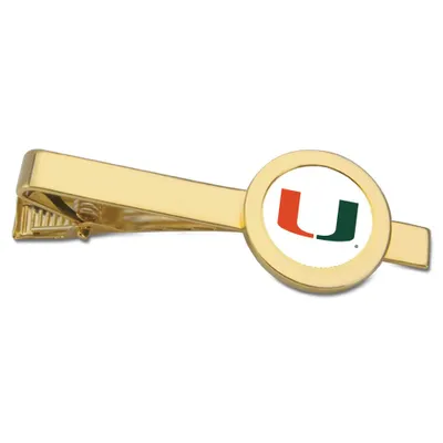 Miami Hurricanes Team Logo Tie Bar