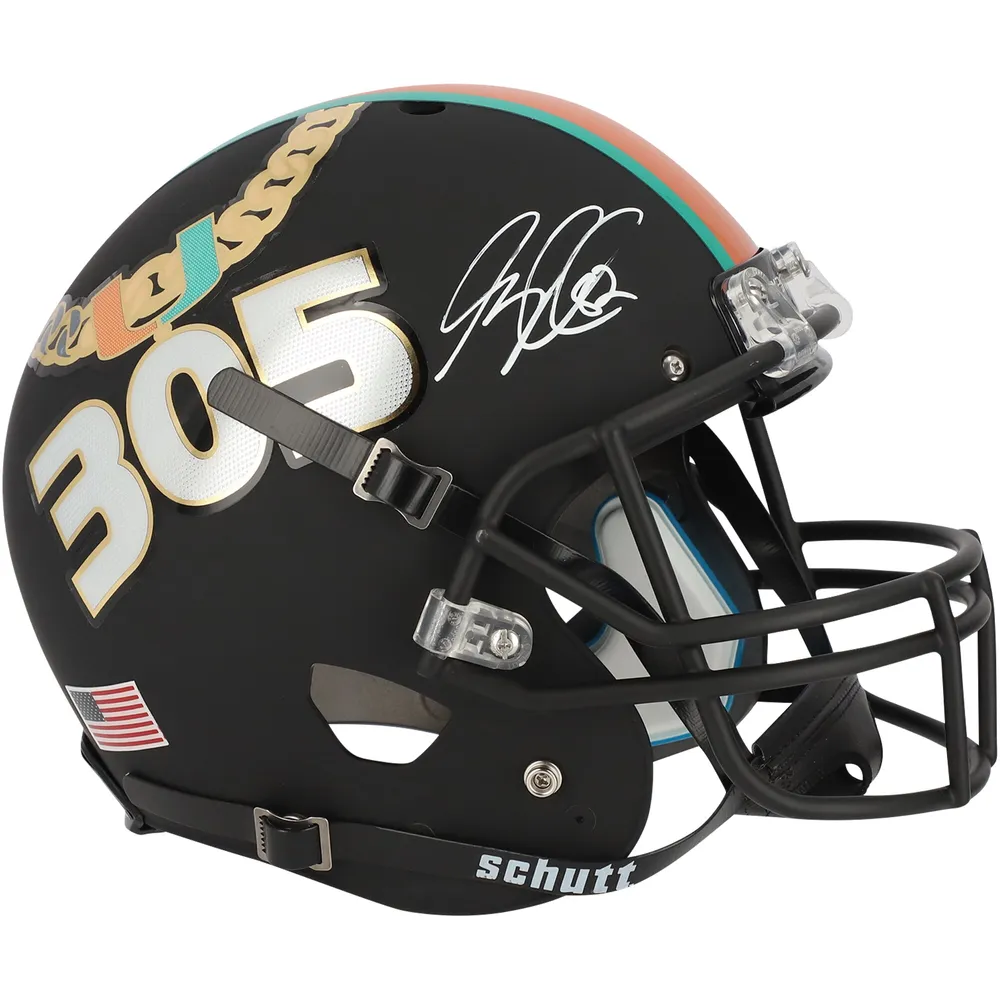 Ray Lewis Miami Hurricanes Autographed Fanatics Exclusive Schutt