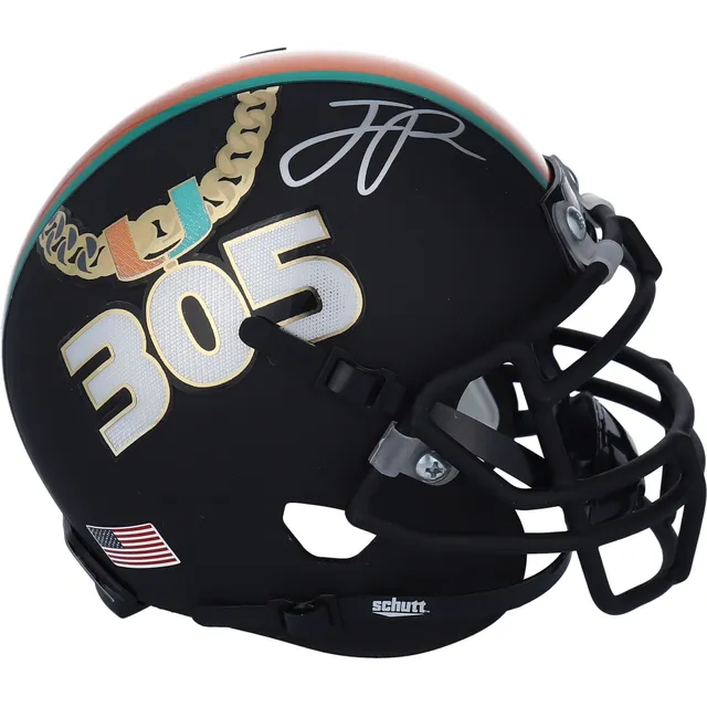 Jaelan Phillips Autographed Miami Dolphins Throwback Mini Helmet