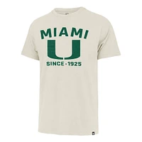 T-shirt Duster Franklin crème Miami Hurricanes '47 pour homme