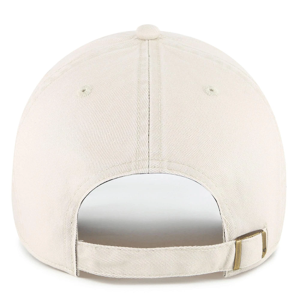 Casquette ajustable « 47 Cream Miami Hurricanes Grand Stand Clean Up » pour homme