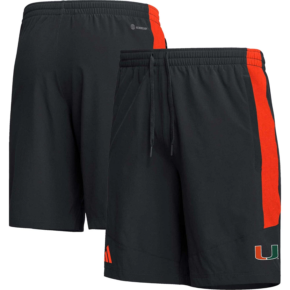 Short AEROREADY Miami Hurricanes adidas noir pour homme