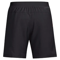 Short adidas noir Miami Hurricanes conçu pour l'entraînement AEROREADY homme