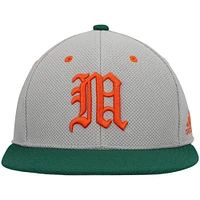 Casquette de baseball ajustée sur le terrain des Hurricanes Miami adidas pour hommes