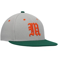 Casquette de baseball ajustée sur le terrain des Hurricanes Miami adidas pour hommes