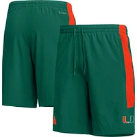 Short adidas Miami Hurricanes AEROREADY vert pour homme