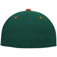 Casquette de baseball ajustée sur le terrain des Hurricanes Miami adidas pour hommes