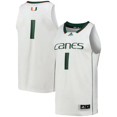 Miami Hurricanes adidas Miami Nights Premier Strategy Jersey - Black