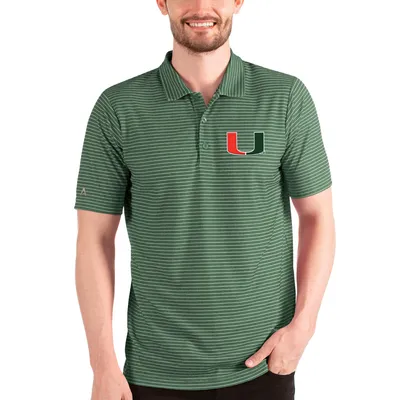 Miami Hurricanes Antigua Esteem Polo