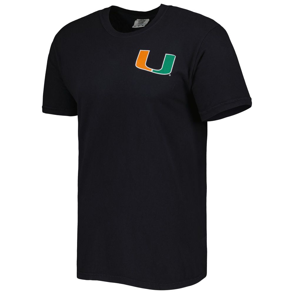 Men's Black Miami Hurricanes Hyperlocal T-Shirt