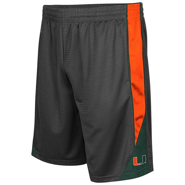 Short Colosseum Charcoal Miami Hurricanes Turnover pour homme