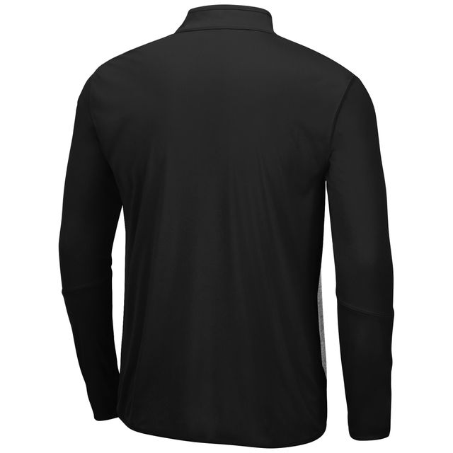Veste Colosseum Gris/Noir Miami Hurricanes Prospect Space-Dye à fermeture éclair pour homme