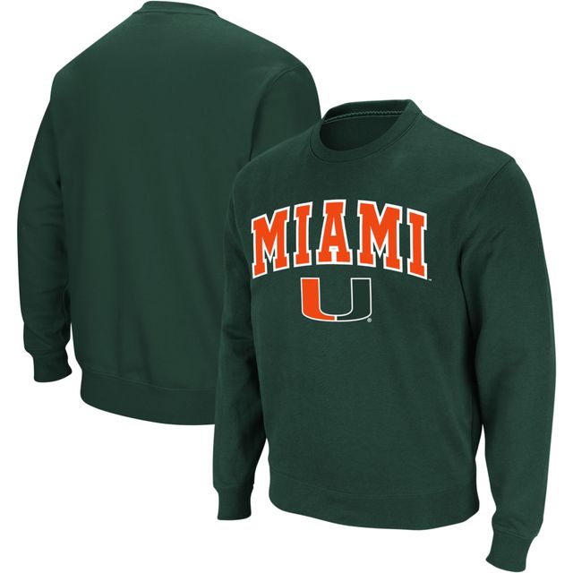 Sweat Colosseum Green Miami Hurricanes Arch & Logo Homme