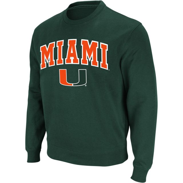 Sweat Colosseum Green Miami Hurricanes Arch & Logo Homme