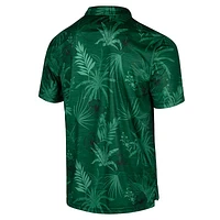 Men's Colosseum Green Miami Hurricanes Big & Tall Palms Polo