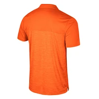 Men's Colosseum Orange Miami Hurricanes Langmore Polo