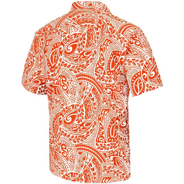 Colosseum Orange Miami Hurricanes Make Like a Tree Camp Chemise boutonnée pour homme