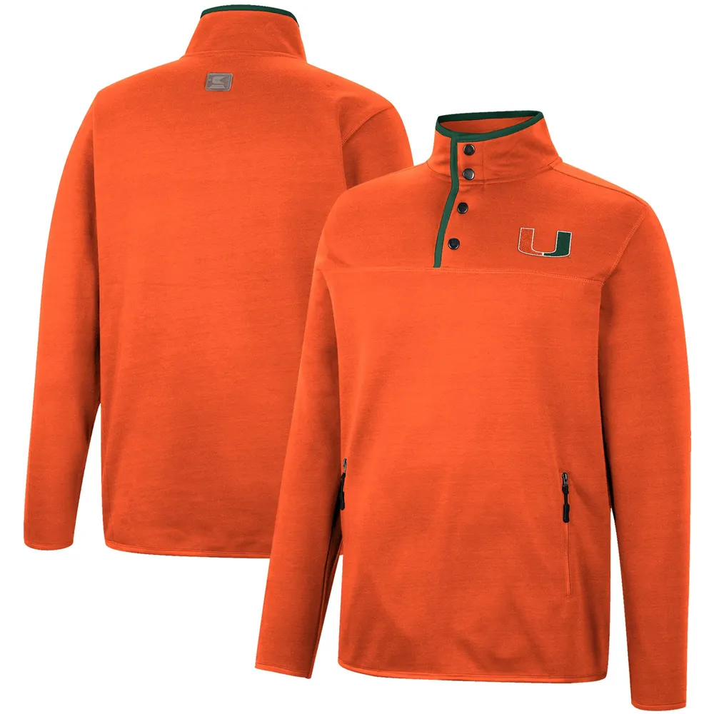 Veste Colosseum Orange Miami Hurricanes Rebound pour homme