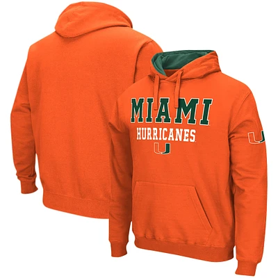 Sweat à capuche Sunrise pour hommes Colosseum orange Miami Hurricanes