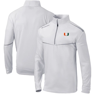 Veste Columbia Hurricanes Scorecard Quarter-Zip pour homme, blanc