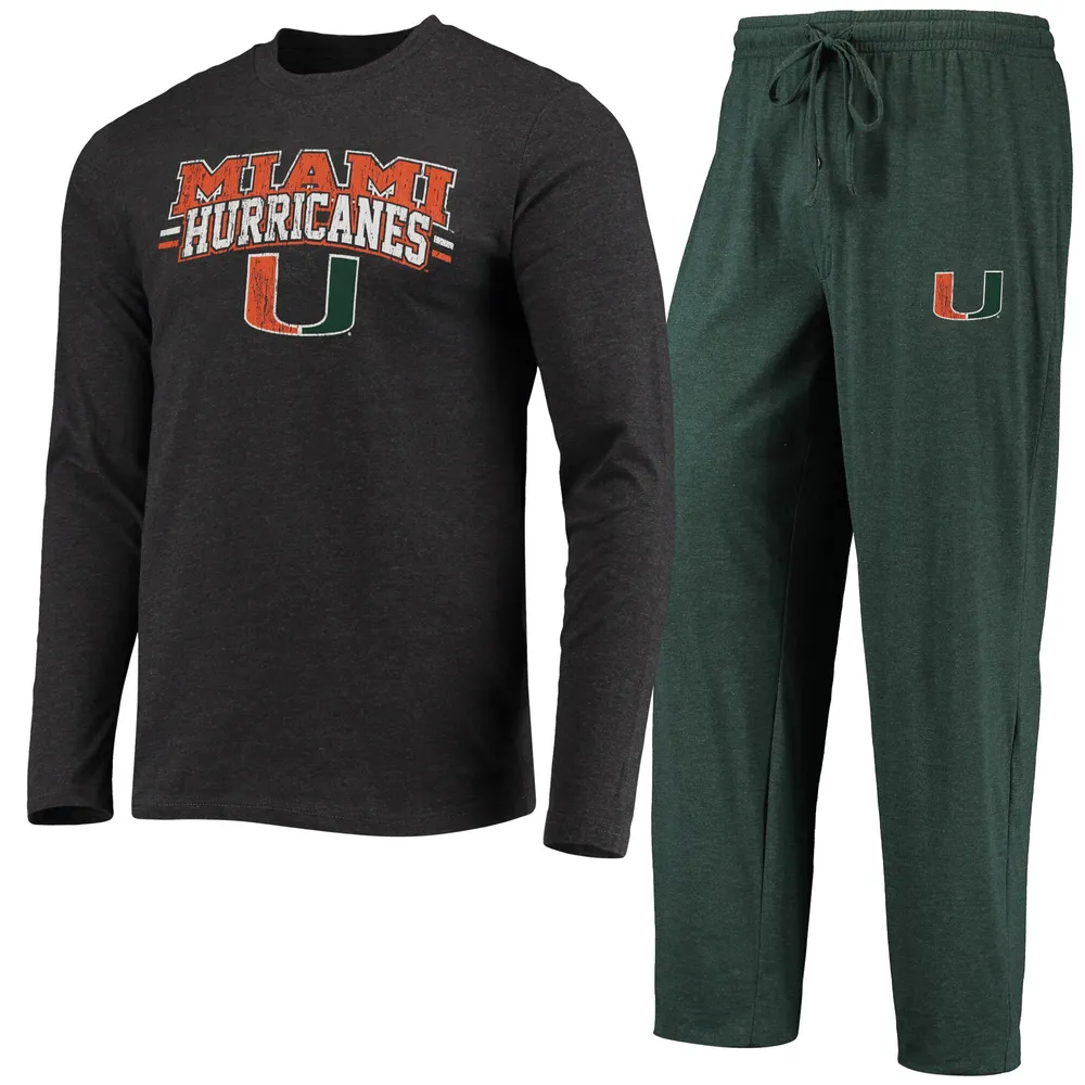 Men's Original Retro Brand Heathered Orange Miami Hurricanes